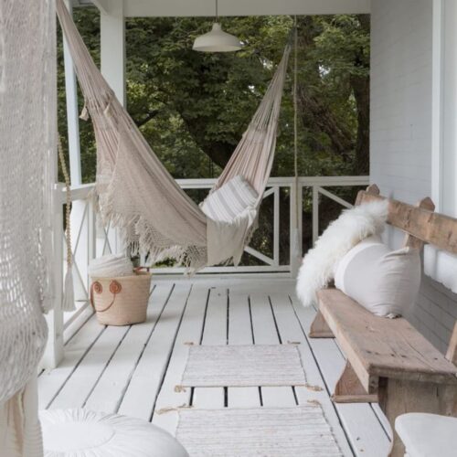 Balcony Hammock Pictures and Ideas 10