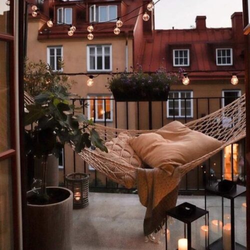 Balcony Hammock Pictures and Ideas 6